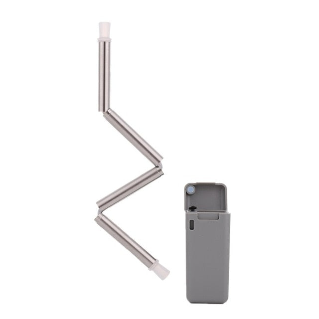 23cm Foldable Reusable Stainless Steel Straw