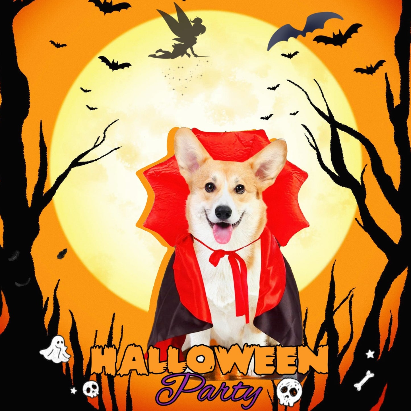 Halloween Pet Bat Costume