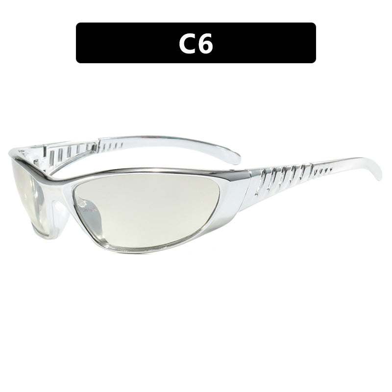 Y2K Retro Future Tech Sunglasses for Women