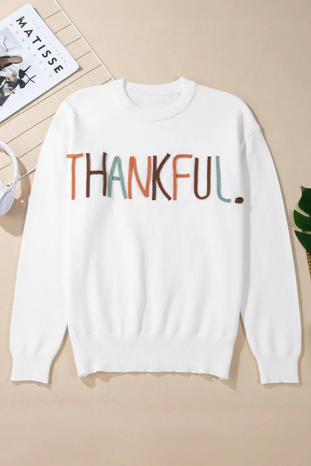 Thankful Knit Long Sleeve Top