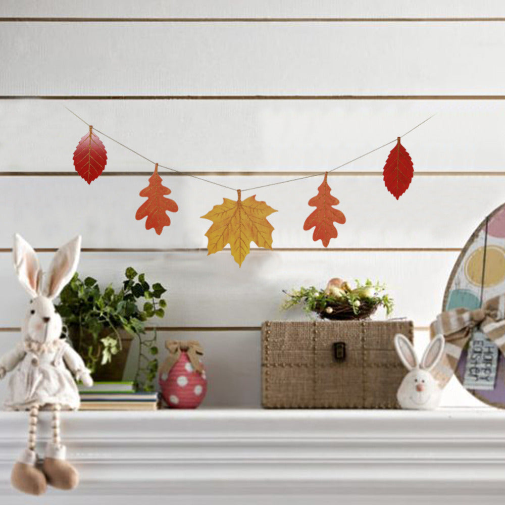 Autumn Leaves Garland Decoration