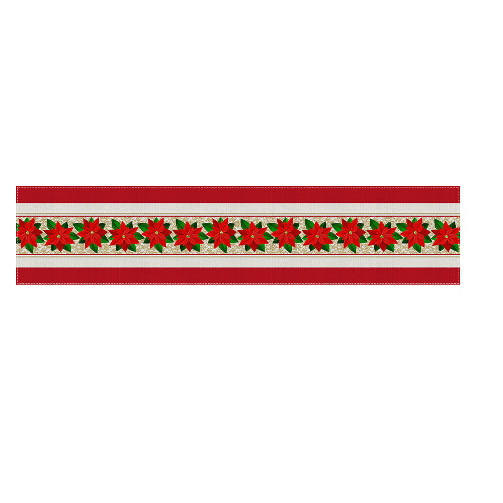 Christmas Polyester Tablecloth – Holiday Decoration