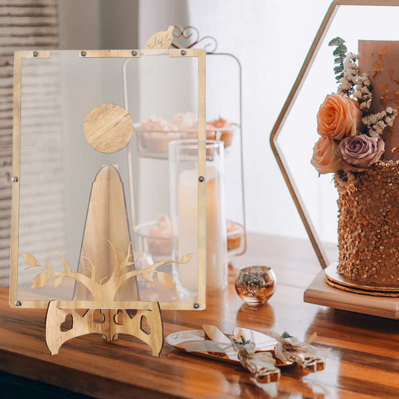 Wooden Wedding & Valentine Wishing Tree
