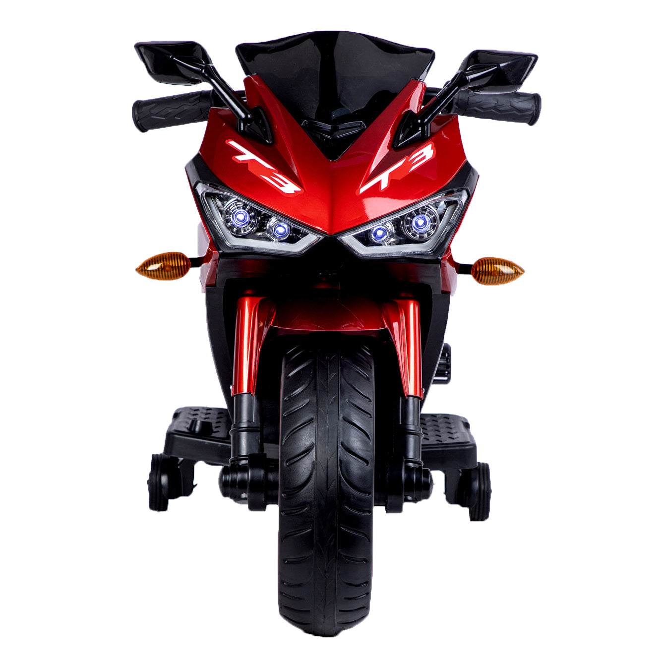 12V Kids Ride-On Motorcycle with Training Wheels