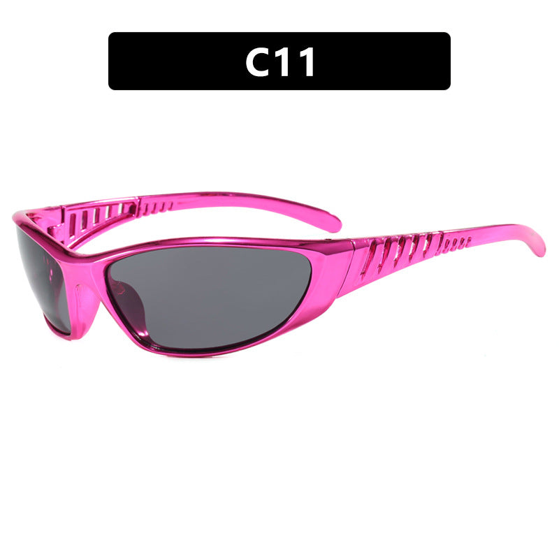 Y2K Retro Future Tech Sunglasses for Women