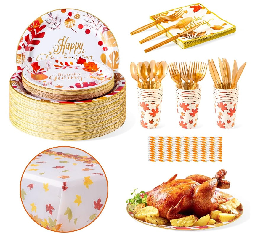 Thanksgiving Party Tableware Set