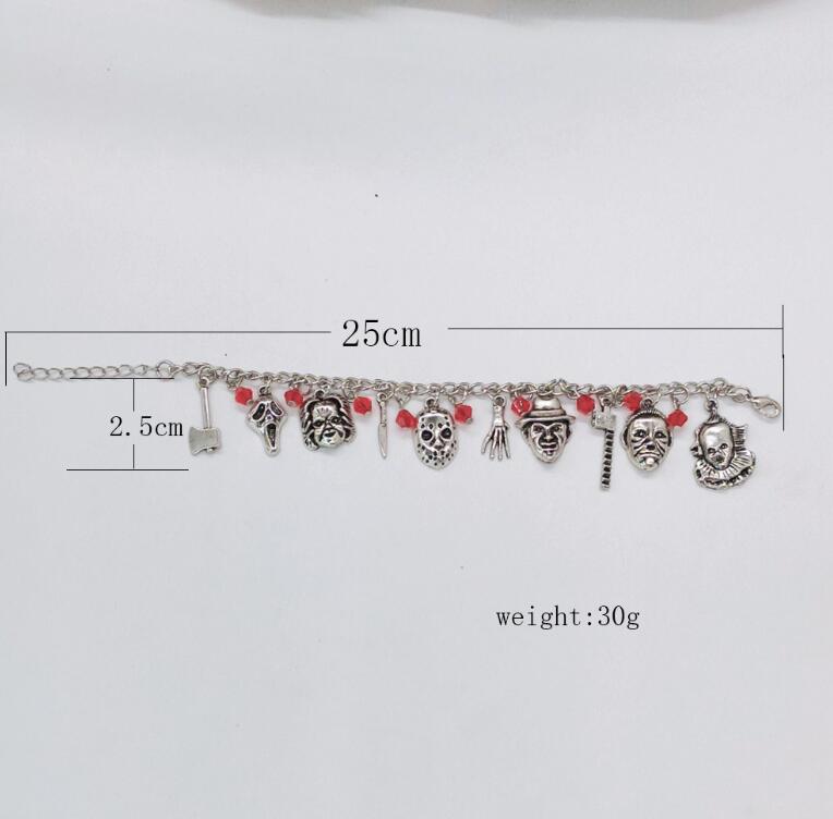 Horror Movie Charm Bracelet