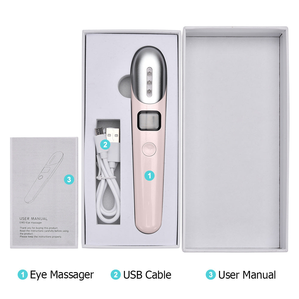 HailiCare Micro Electric Eye Beauty Instrument Eye Massager EMS Color Light Eye Protection Instrument Vibration Beauty Instrument Importer