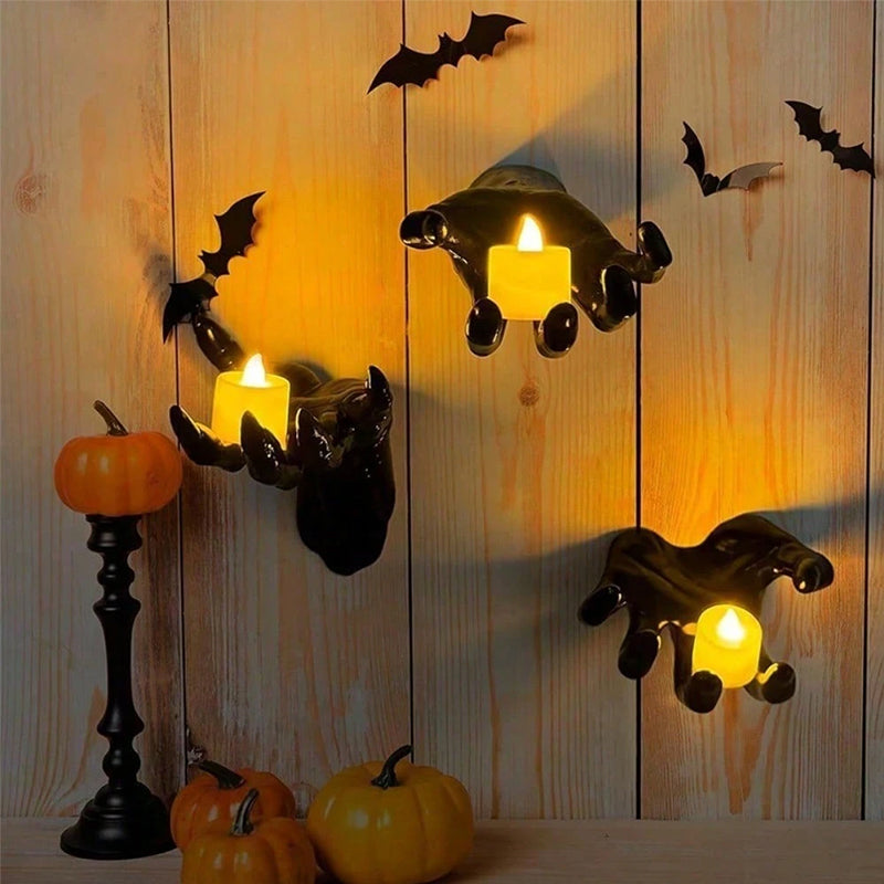 Gothic Halloween Bat Wall Stickers (12 PCS)