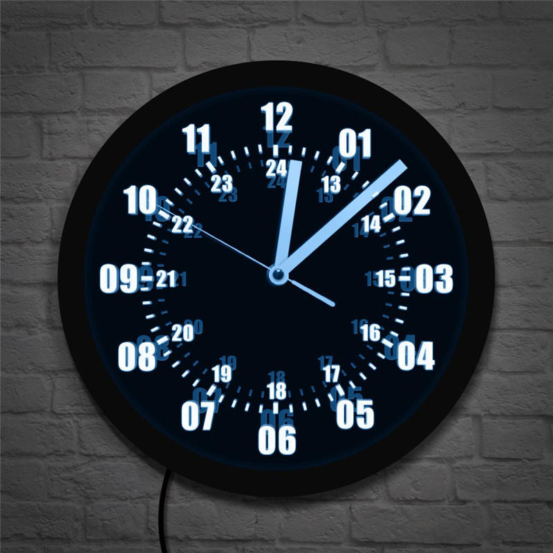 LED Luminous Wall Clock Home Decoration Clock