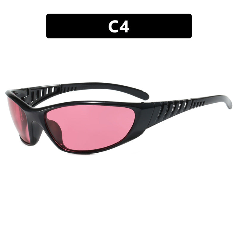 Y2K Retro Future Tech Sunglasses for Women