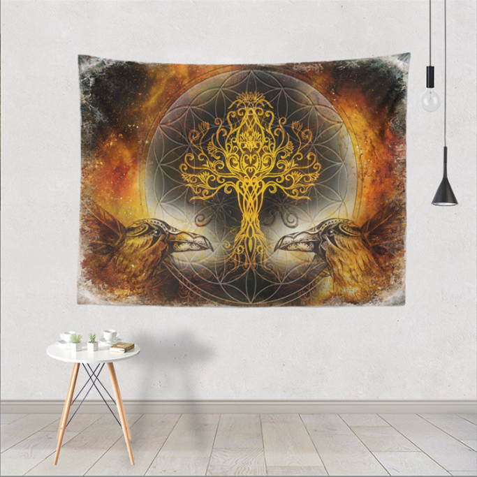 Nordic Viking Home Tapestry