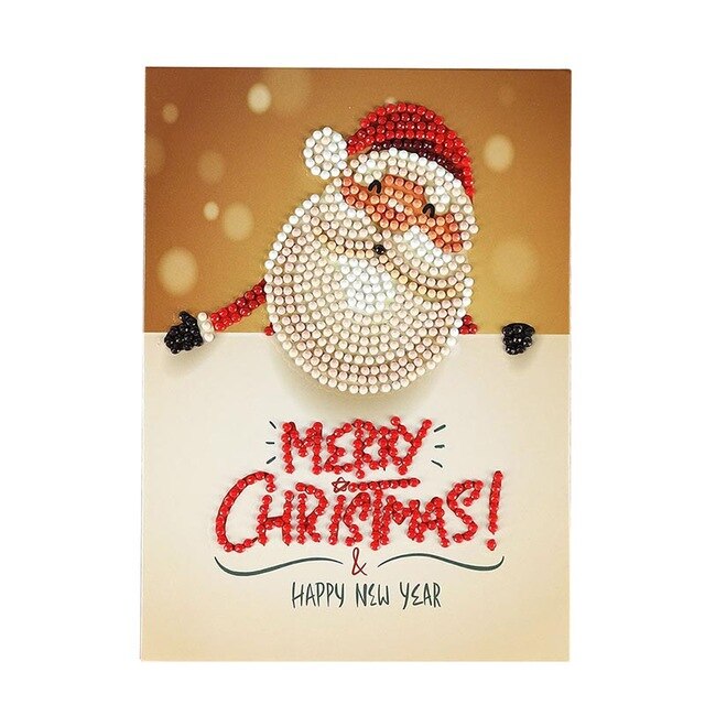 Diamond Painting Christmas Greeting Cards