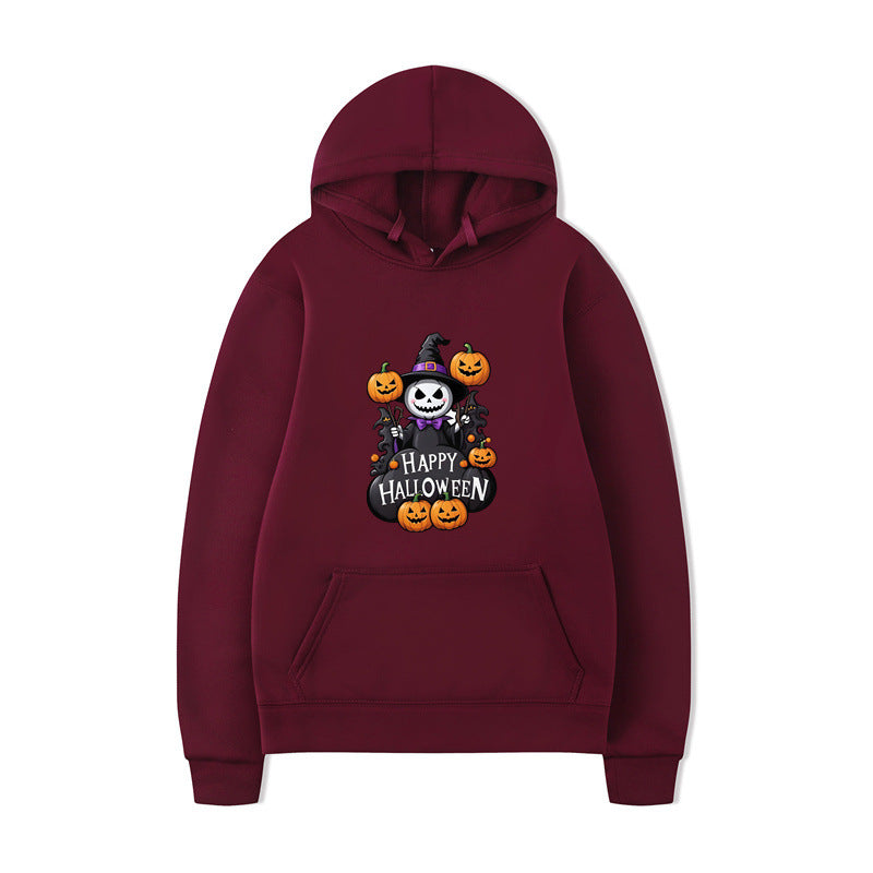 Halloween Printed Hoodie Sweatshirt