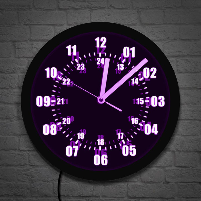 LED Luminous Wall Clock Home Decoration Clock