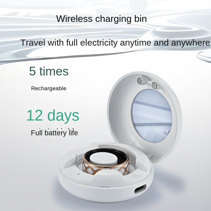 Smart Titanium Steel Health Tracking Ring