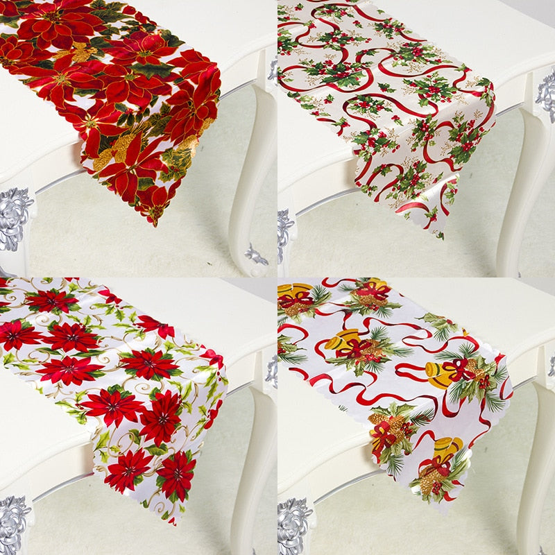 Christmas Santa Table Runner