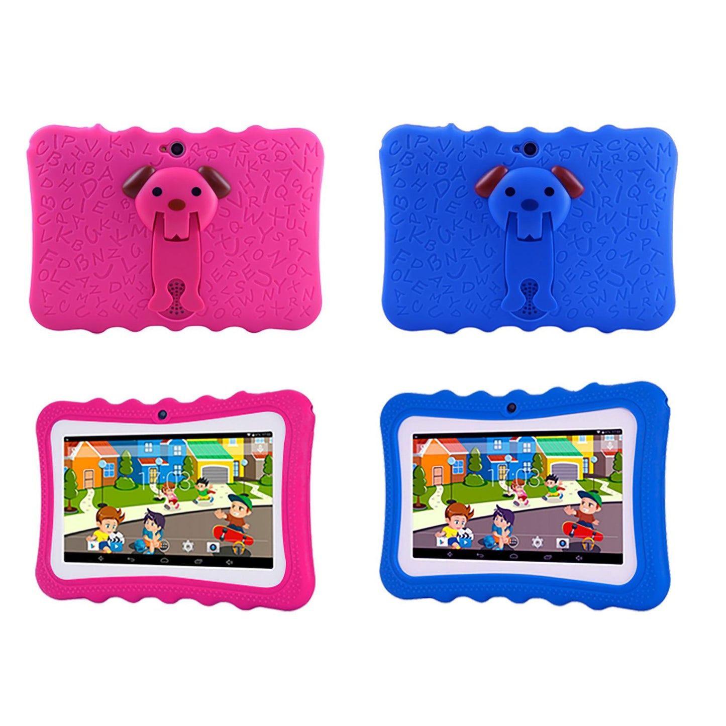 7-Inch Android Kids Tablet with Leather Case