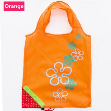 Foldable Reusable Shopping Bag – Eco-Friendly Strawberry Tote