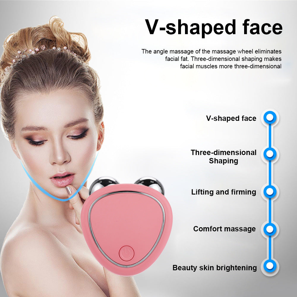 3D Microcurrent Face Roller Beauty Massager
