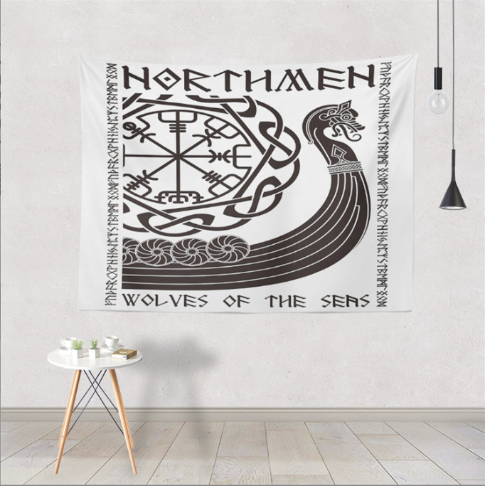 Nordic Viking Home Tapestry