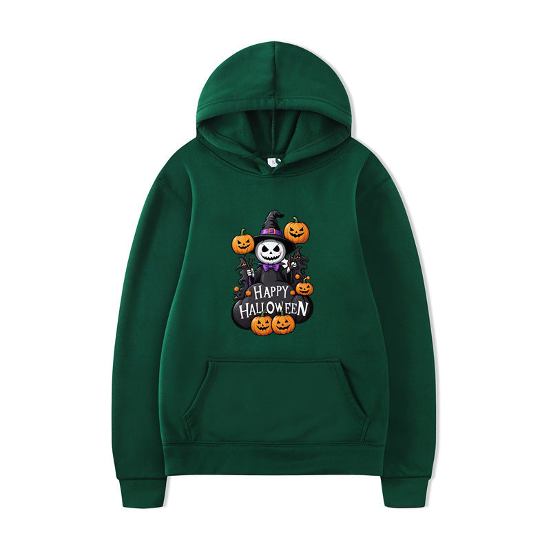 Halloween Printed Hoodie Sweatshirt