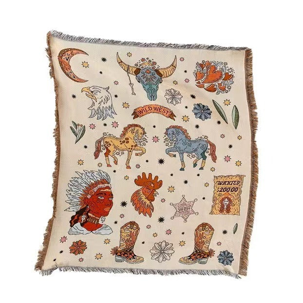 Holiday Tapestry for Halloween & Thanksgiving