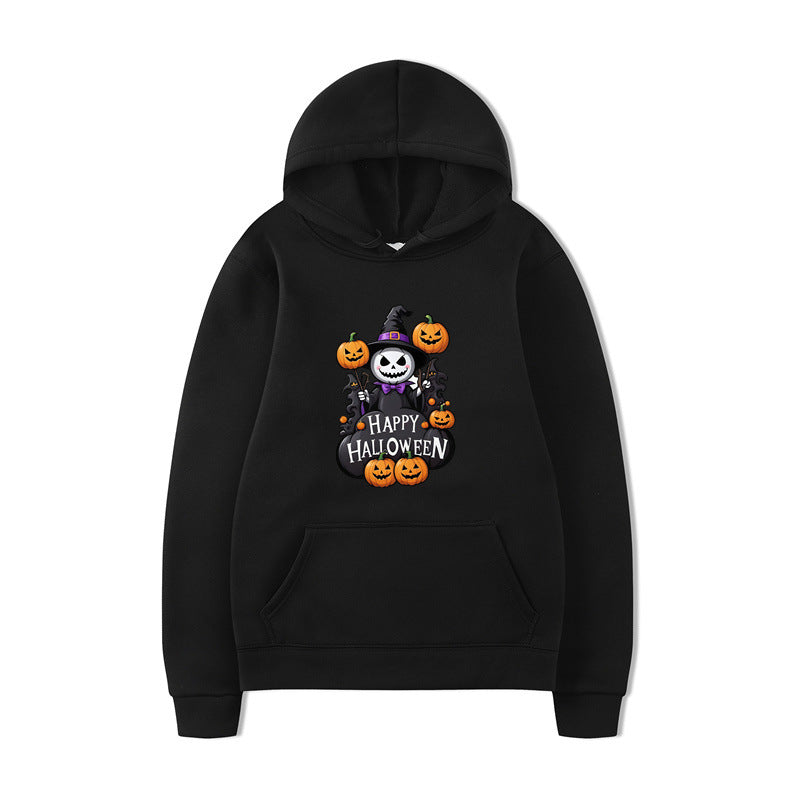 Halloween Printed Hoodie Sweatshirt