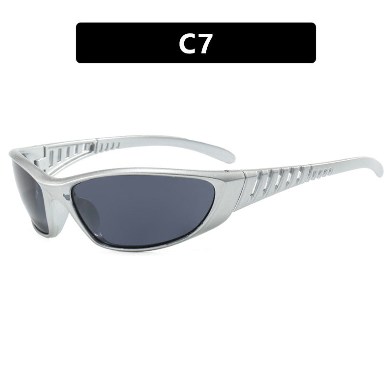 Y2K Retro Future Tech Sunglasses for Women