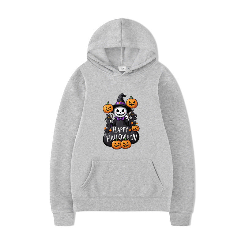 Halloween Printed Hoodie Sweatshirt
