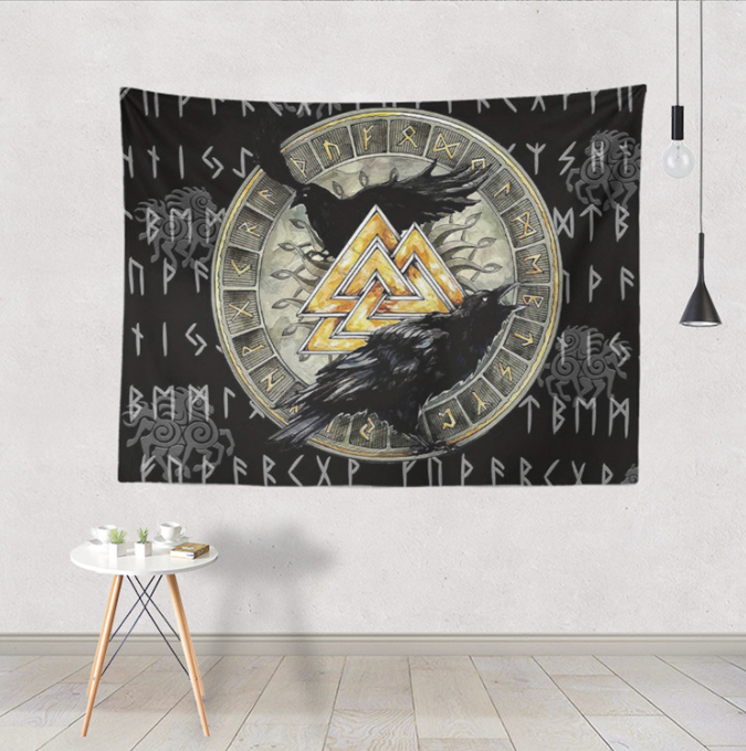 Nordic Viking Home Tapestry