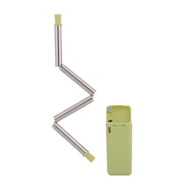 23cm Foldable Reusable Stainless Steel Straw