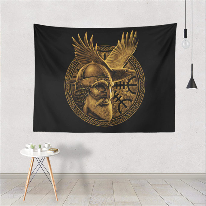 Nordic Viking Home Tapestry