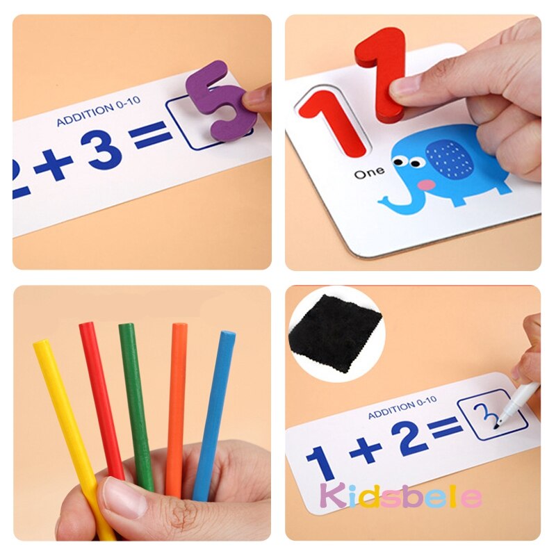Montessori Wooden Math Learning Toy for Kids
