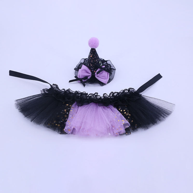 Halloween Pet Dress-Up Hat & Skirt