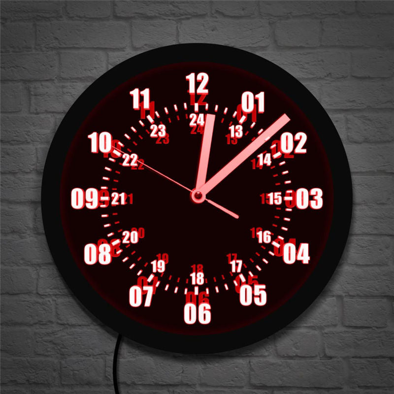 LED Luminous Wall Clock Home Decoration Clock