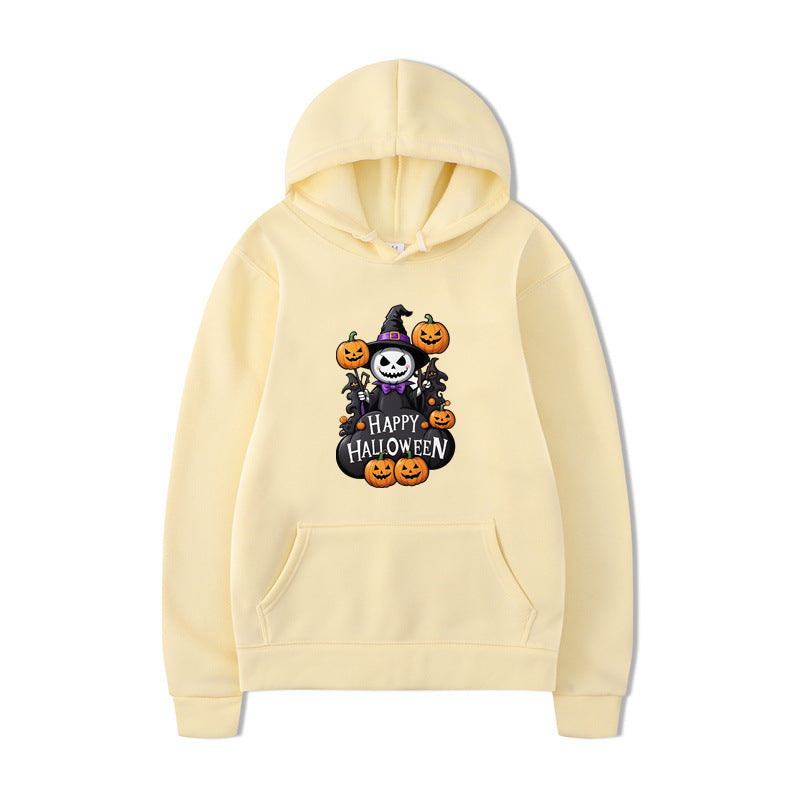 Halloween Printed Hoodie Sweatshirt