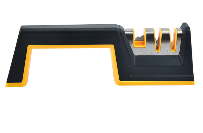 3-Stage Knife Sharpener – Tungsten Steel & Ceramic Tool