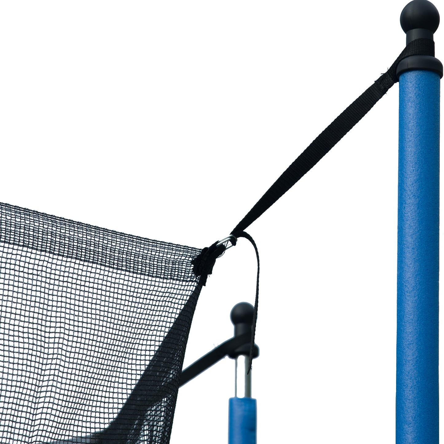 14FT Outdoor Trampoline with Basketball Hoop & Safety Net