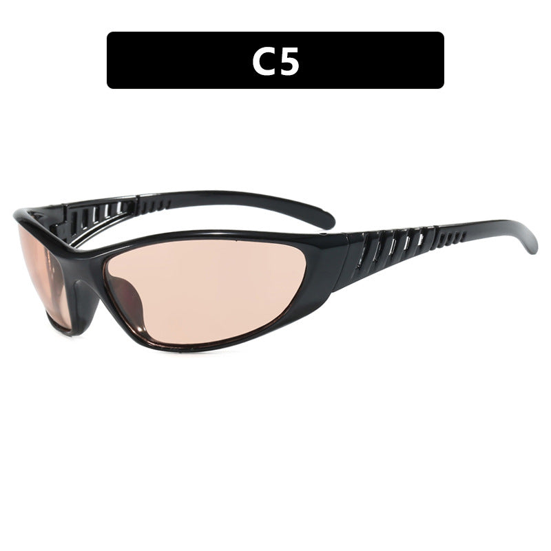 Y2K Retro Future Tech Sunglasses for Women
