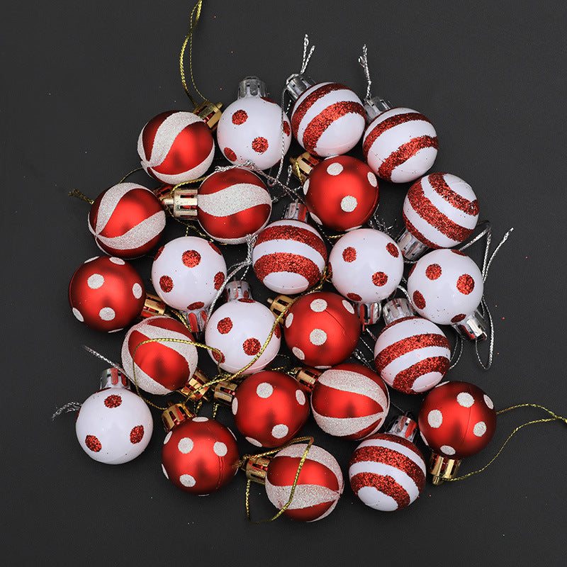 Mini Painted Christmas Balls