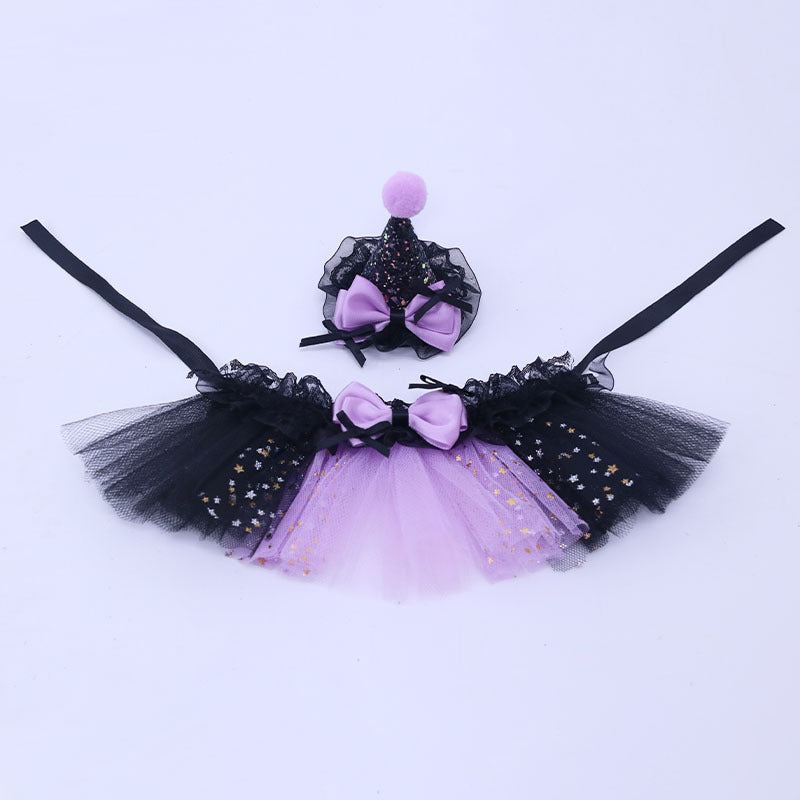Halloween Pet Dress-Up Hat & Skirt