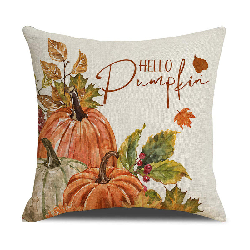 Thanksgiving Pumpkin Pillow Cover