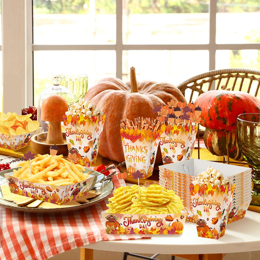 Thanksgiving Party Tableware Set (134 PCS)