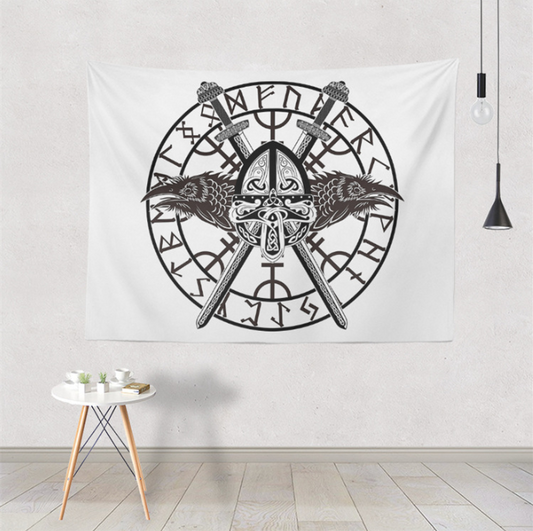 Nordic Viking Home Tapestry