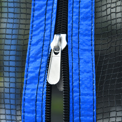 14FT Outdoor Trampoline with Basketball Hoop & Safety Net