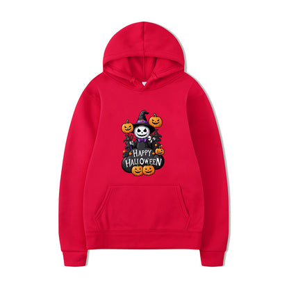 Halloween Printed Hoodie Sweatshirt