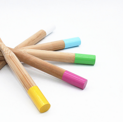 Natural Bamboo Toothbrush with Case