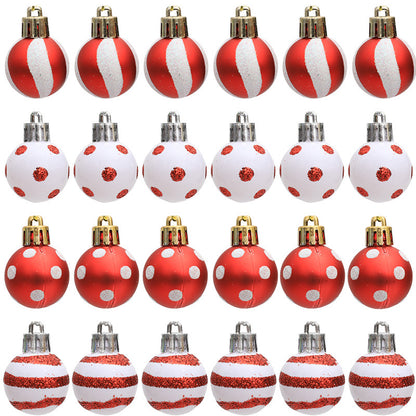 Mini Painted Christmas Balls