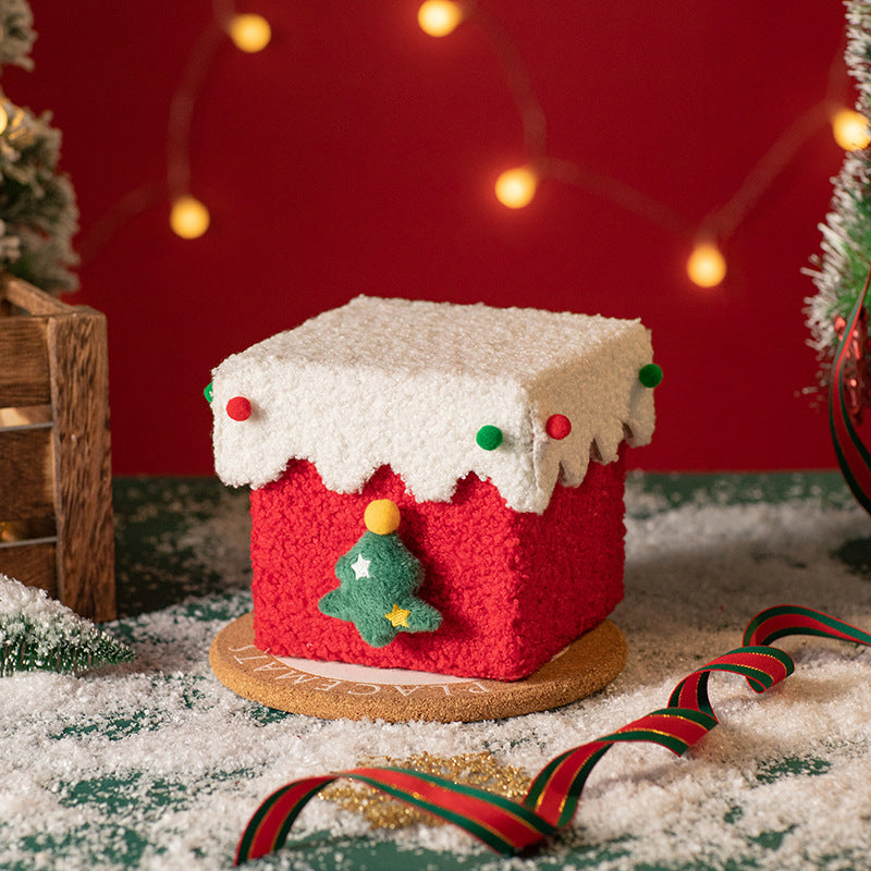 Christmas Velvet Apple Gift Box